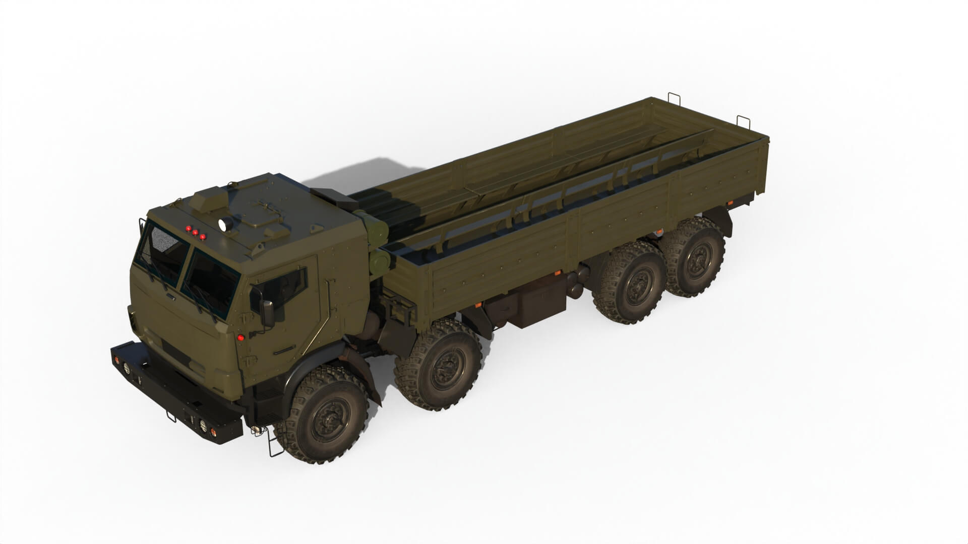 Kamaz 63501 Armored 3D Model
