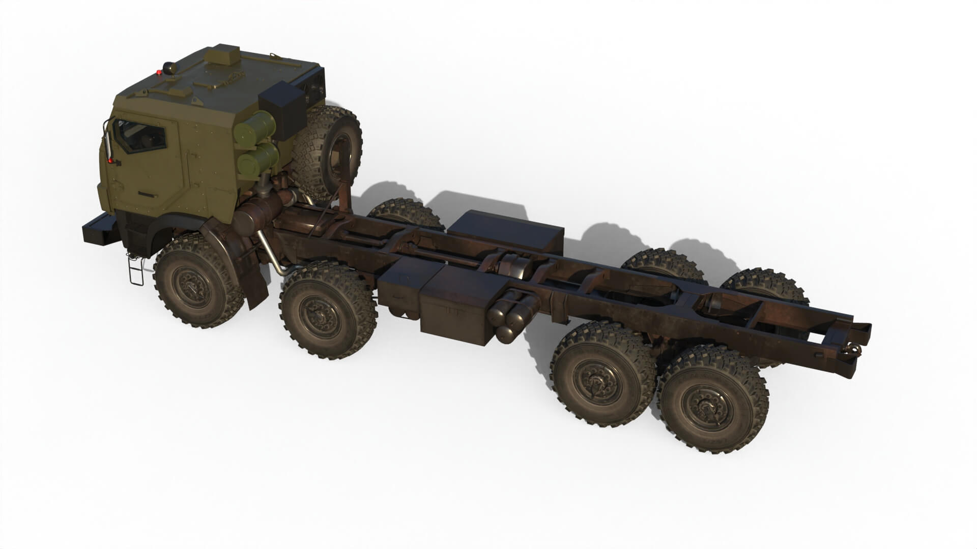 Kamaz 63501 Armored 3D Model