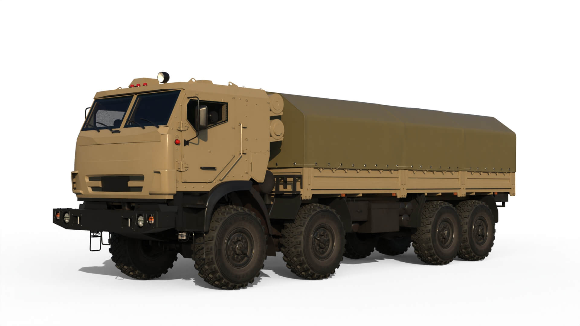 Kamaz 63501 Armored 3D Model