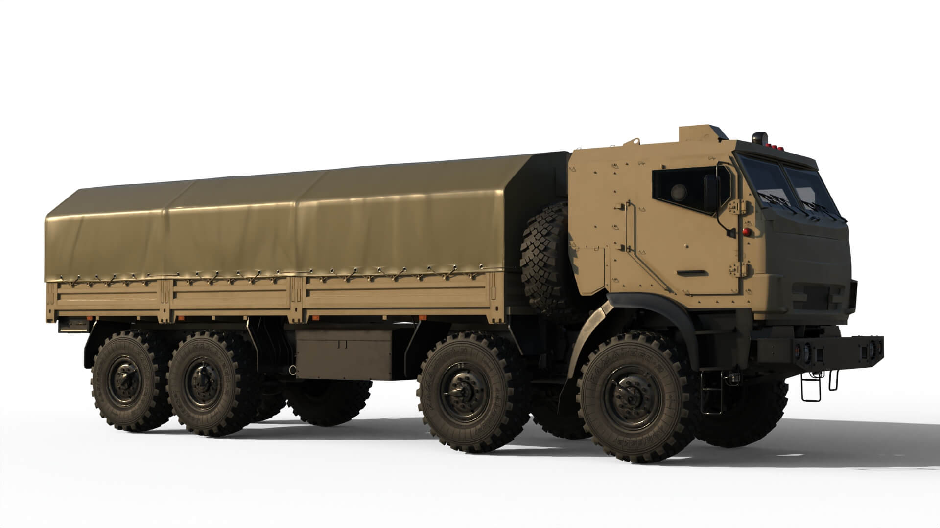 Kamaz 63501 Armored 3D Model