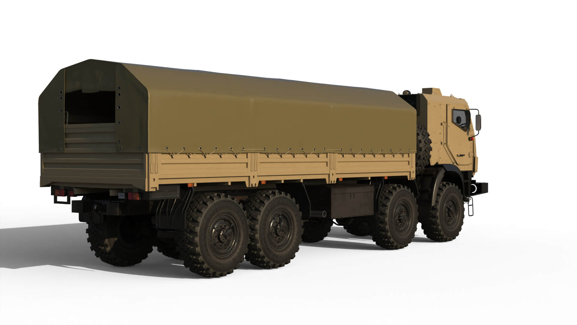 Kamaz 63501 Armored 3D Model