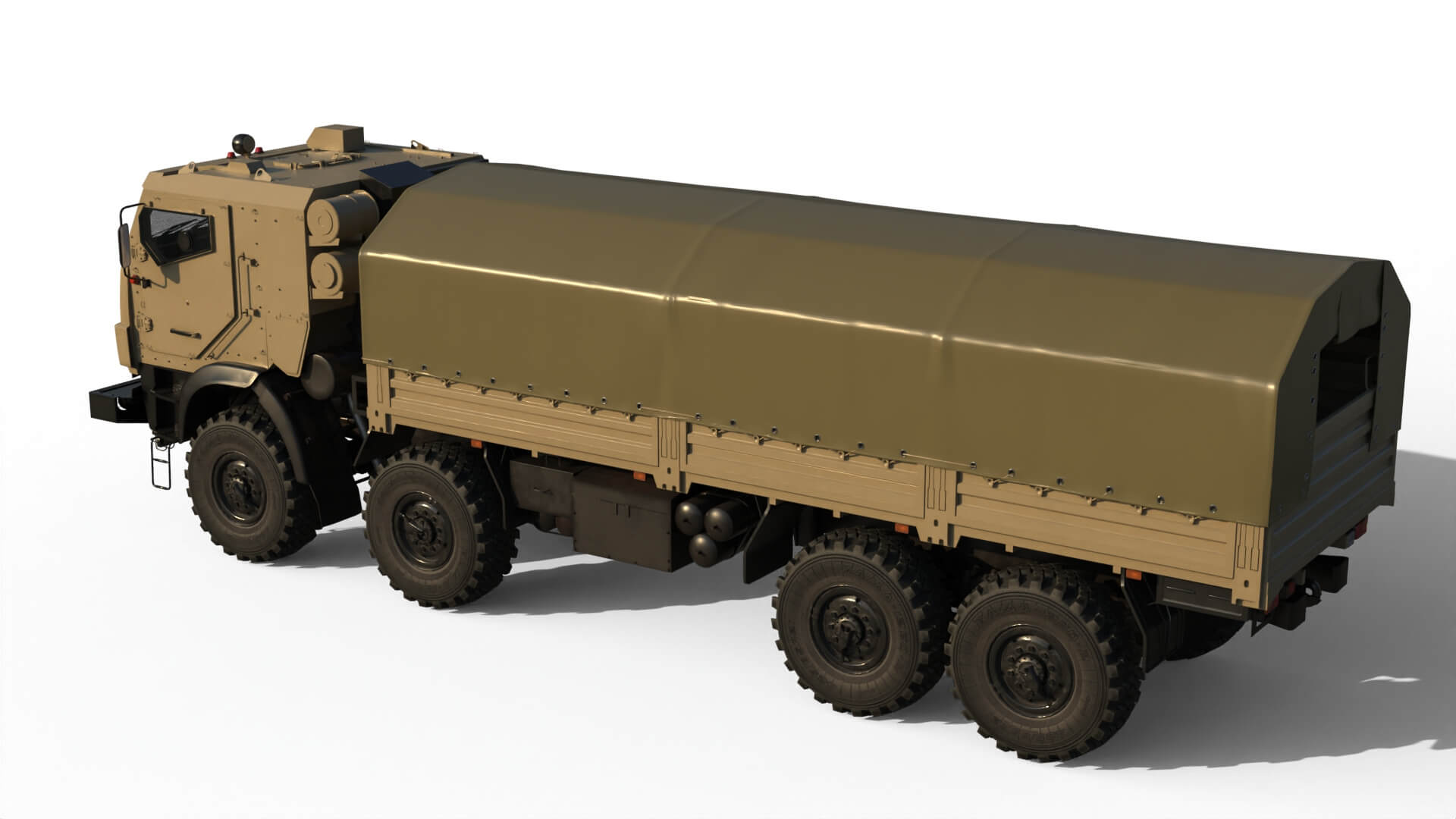 Kamaz 63501 Armored 3D Model