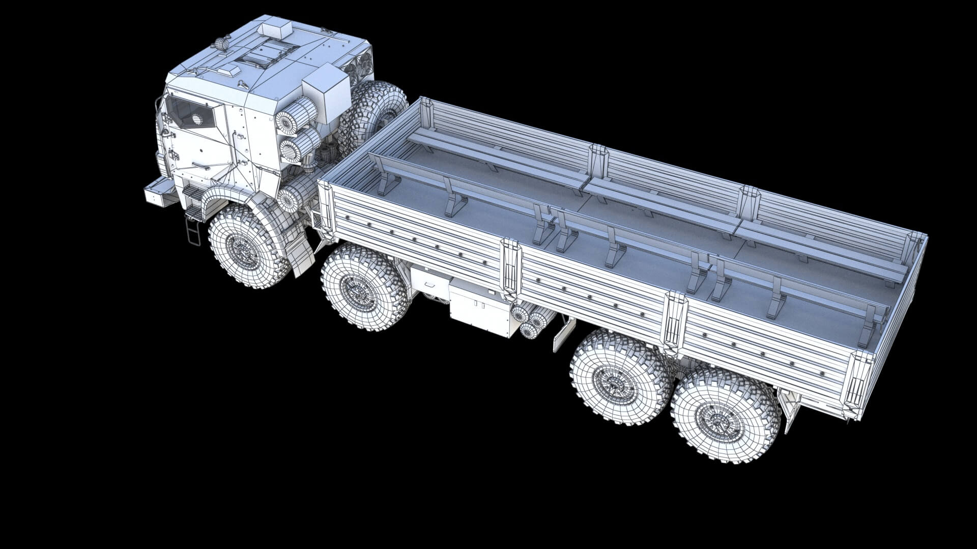 Kamaz 63501 Armored 3D Model