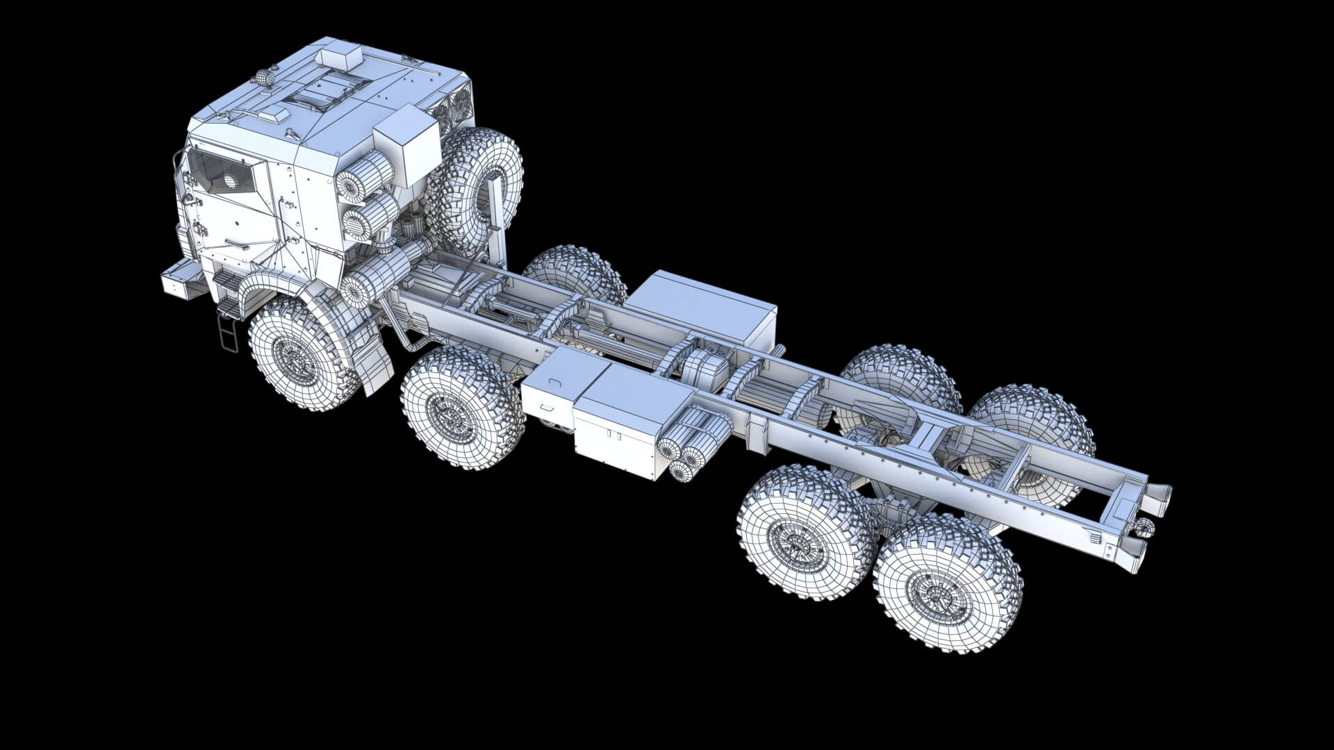 Kamaz 63501 Armored 3D Model