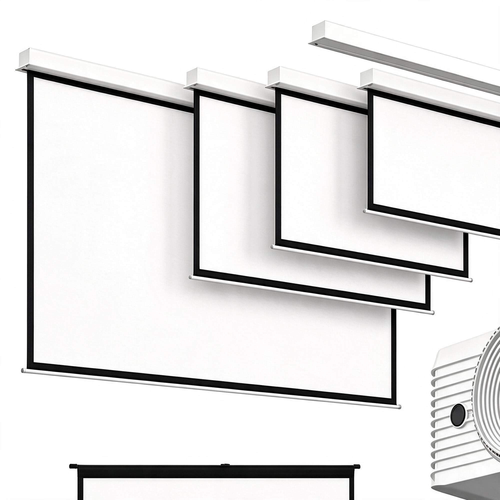 Acer Projector and Projection Screen Collection 3D Model 3D Model