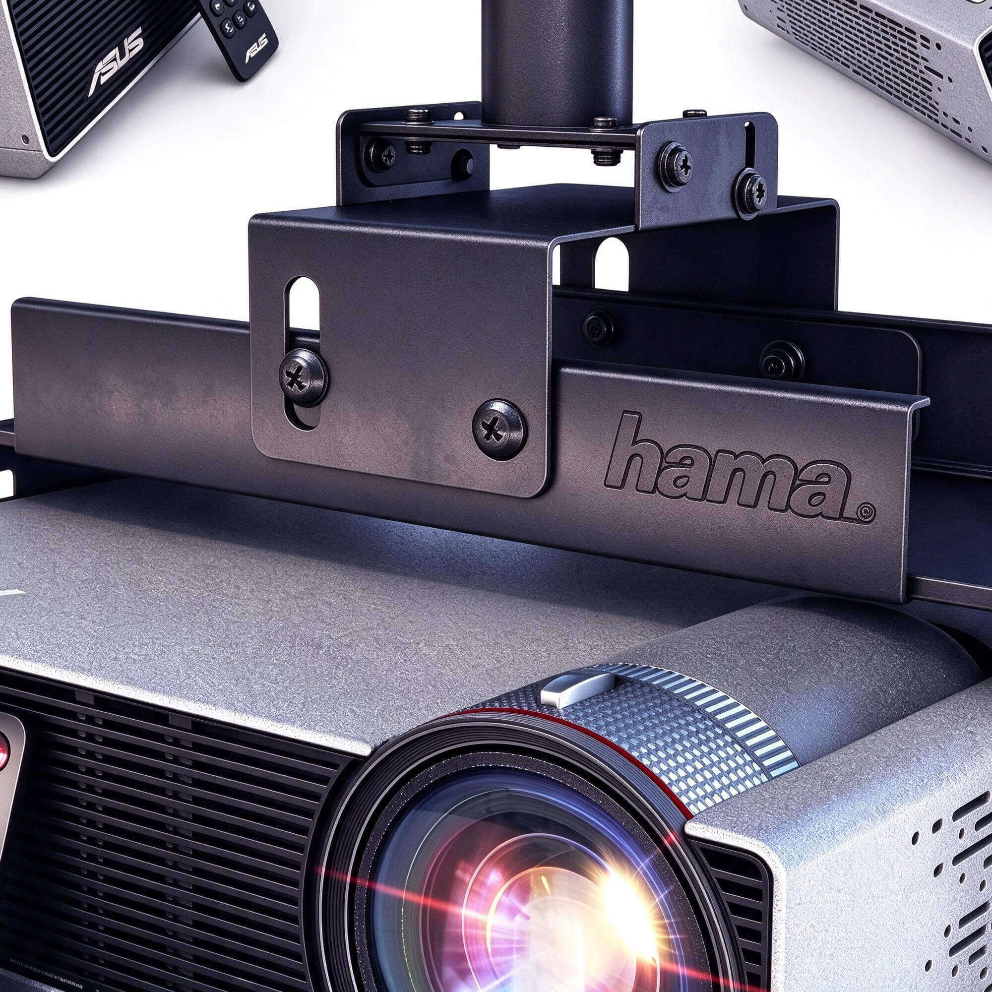 Asus DLP Projector with Hama Ceiling Mount and Remote 3D Mod 3D Model