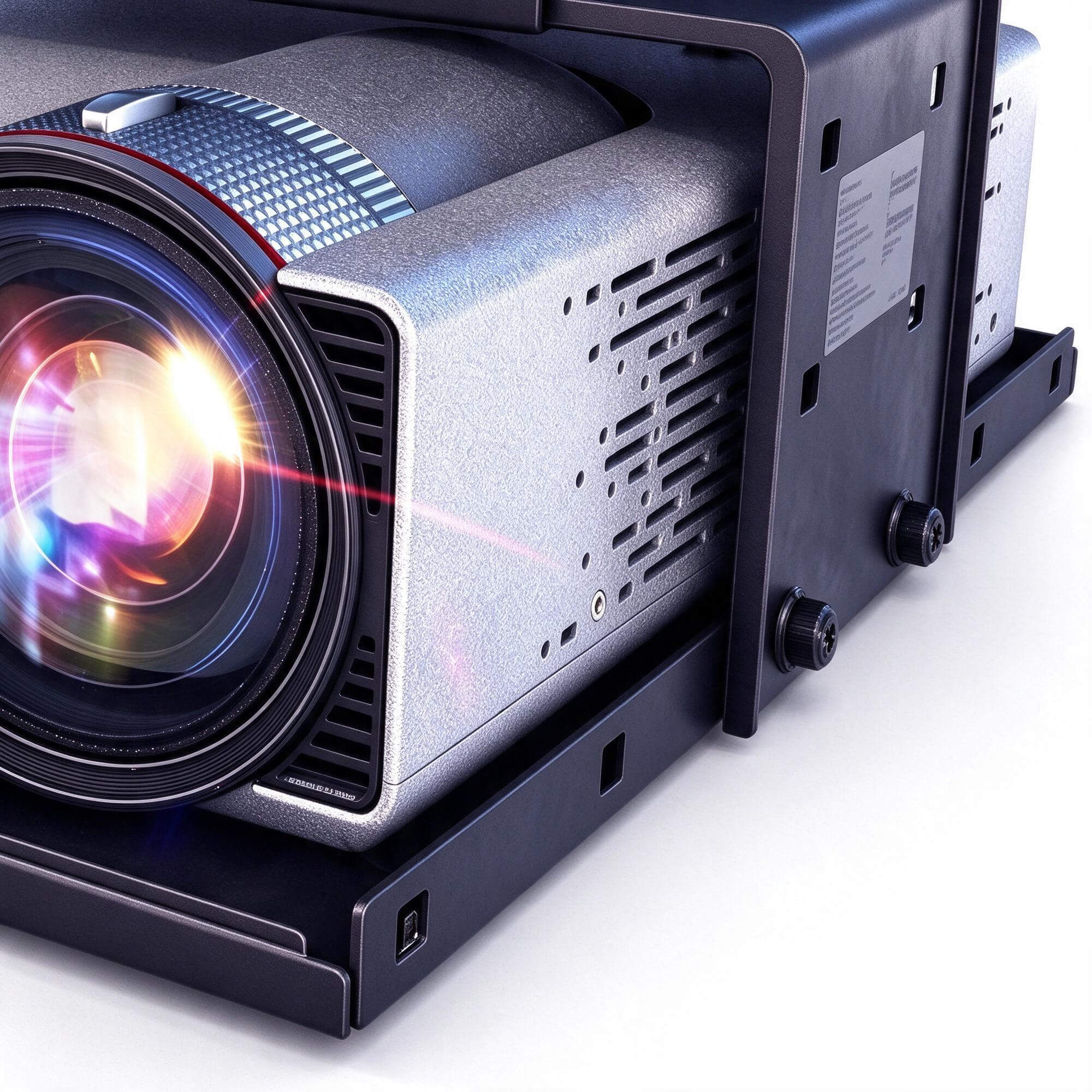 Asus DLP Projector with Hama Ceiling Mount and Remote 3D Mod 3D Model