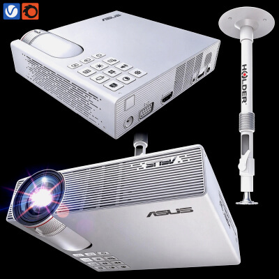 ASUS Portable Projector with Ceiling Mount 3D Model