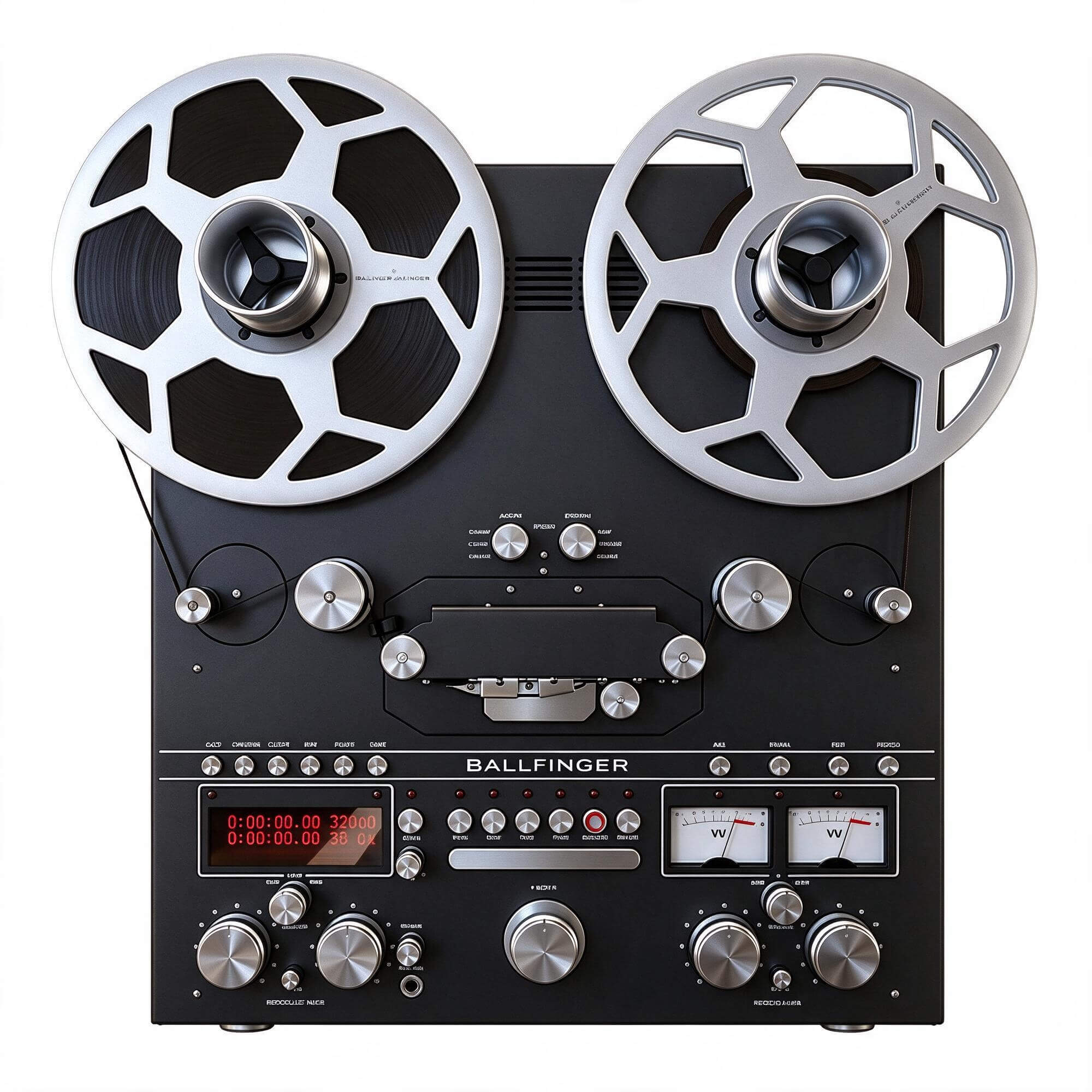 Ballfinger Reel to Reel Tape Recorder 3D Model 3D Model