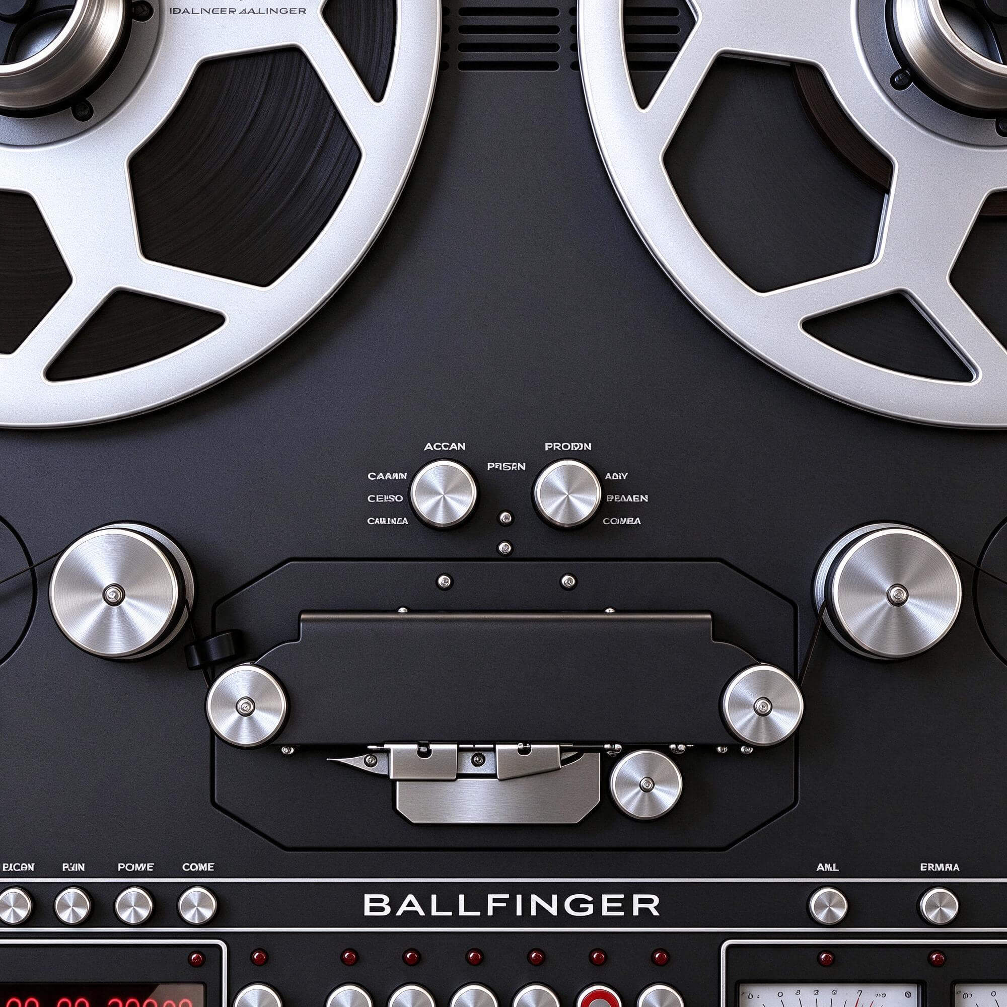Ballfinger Reel to Reel Tape Recorder 3D Model 3D Model