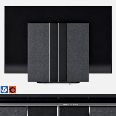 Bang and Olufsen Fabric Front TV 3D Model