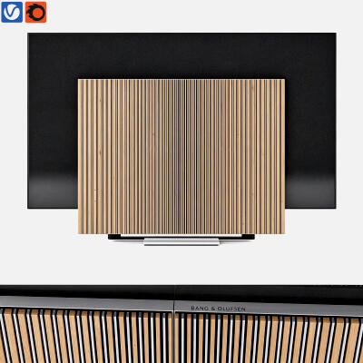 Bang and Olufsen Wooden Front TV 3D Model