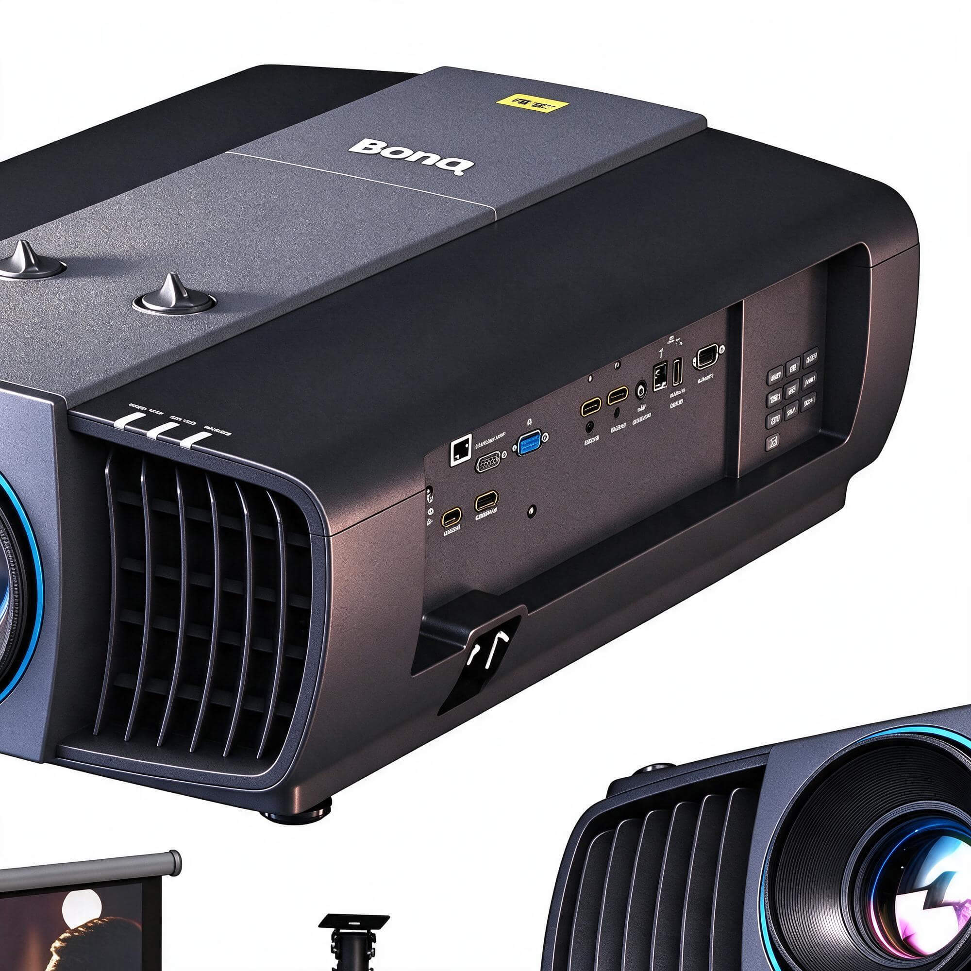 BenQ Professional Laser Projector Set 3D Model 3D Model