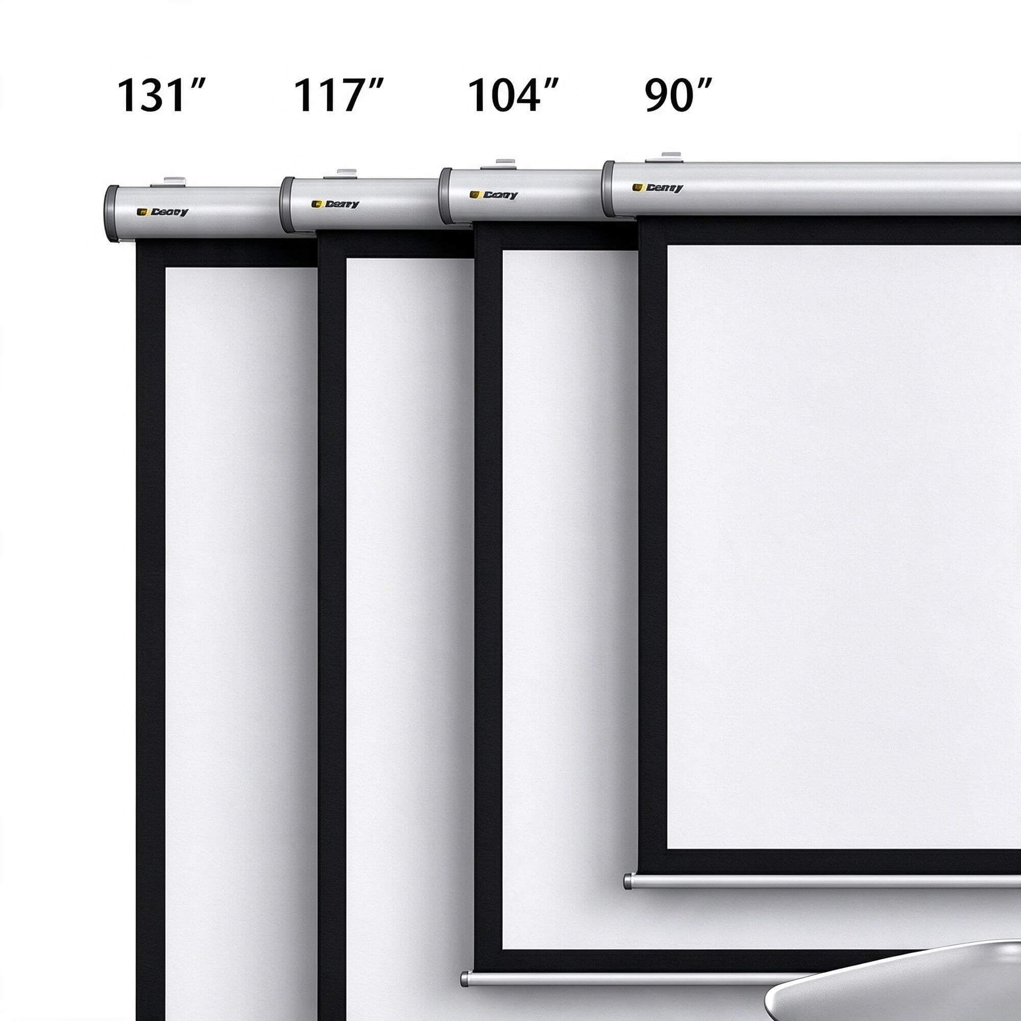 BenQ Projector and Multi Size Projection Screen Set 3D Model 3D Model