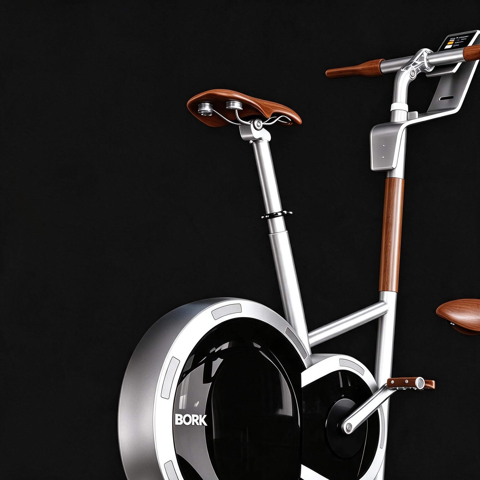 Bork D672 Exercise Bike 3D Model Stylish Home Stationary Fit 3D Model