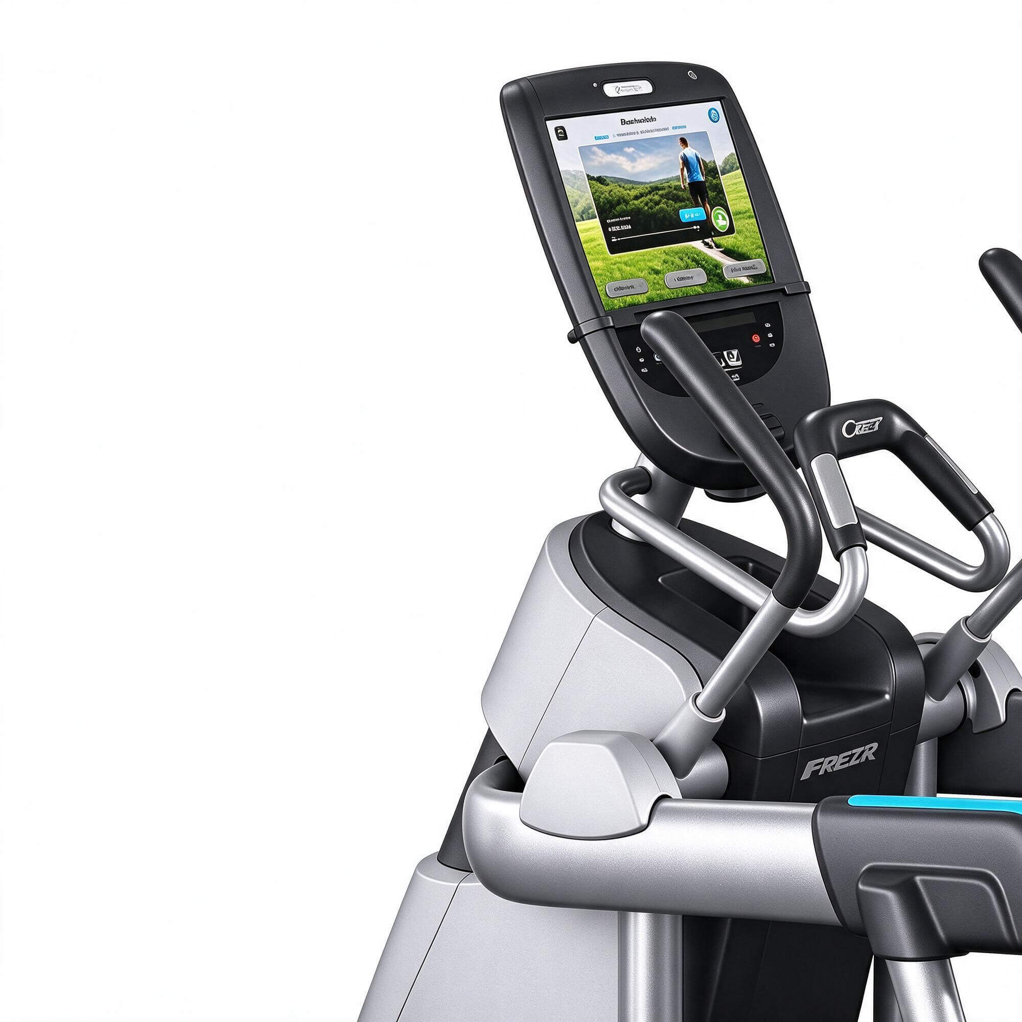 Commercial Elliptical Cross Trainer 3D Model Gym Cardio Fitn 3D Model