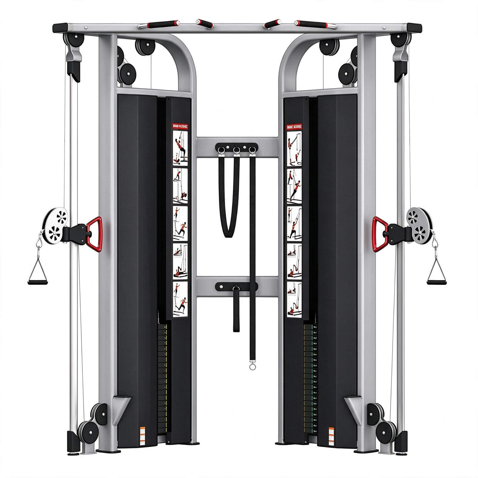 Dual Cable Crossover Machine 3D Model Commercial Gym Strengt 3D Model