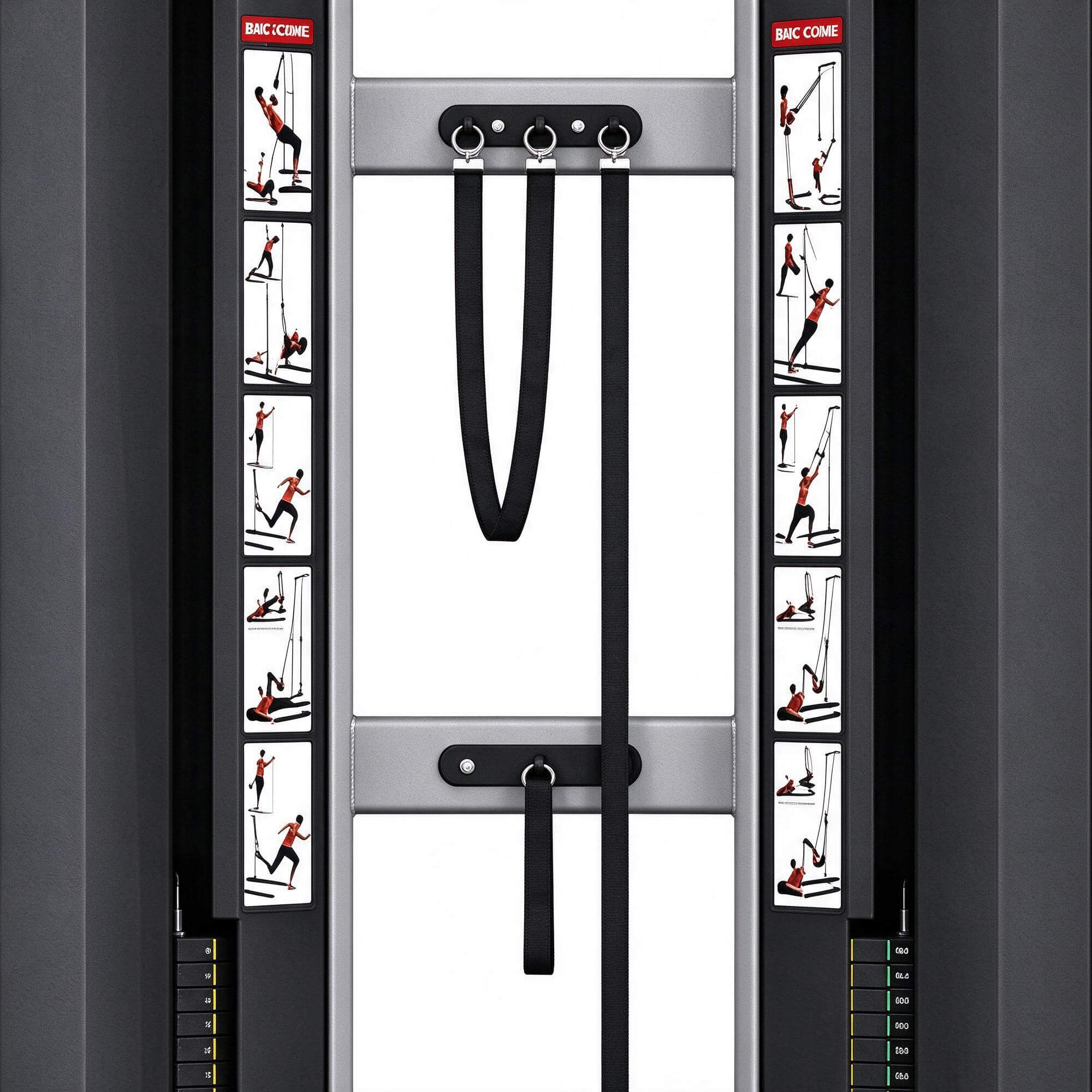 Dual Cable Crossover Machine 3D Model Commercial Gym Strengt 3D Model