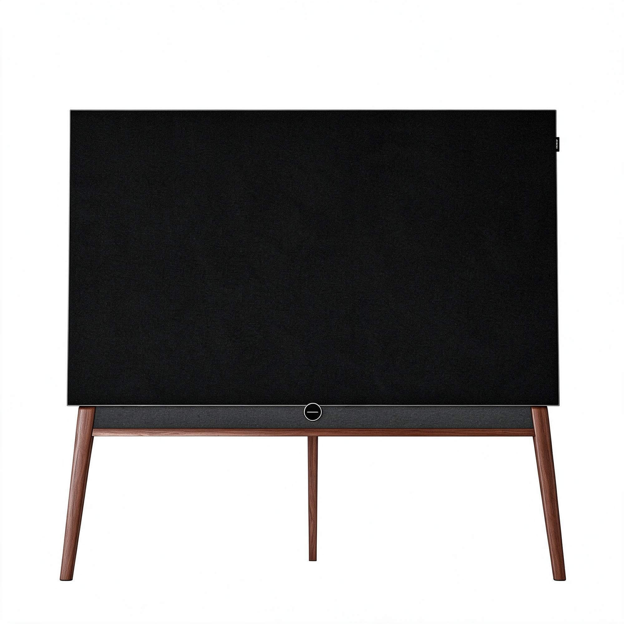 Fabric Cover TV with Wooden Tripod Stand 3D Model 3D Model