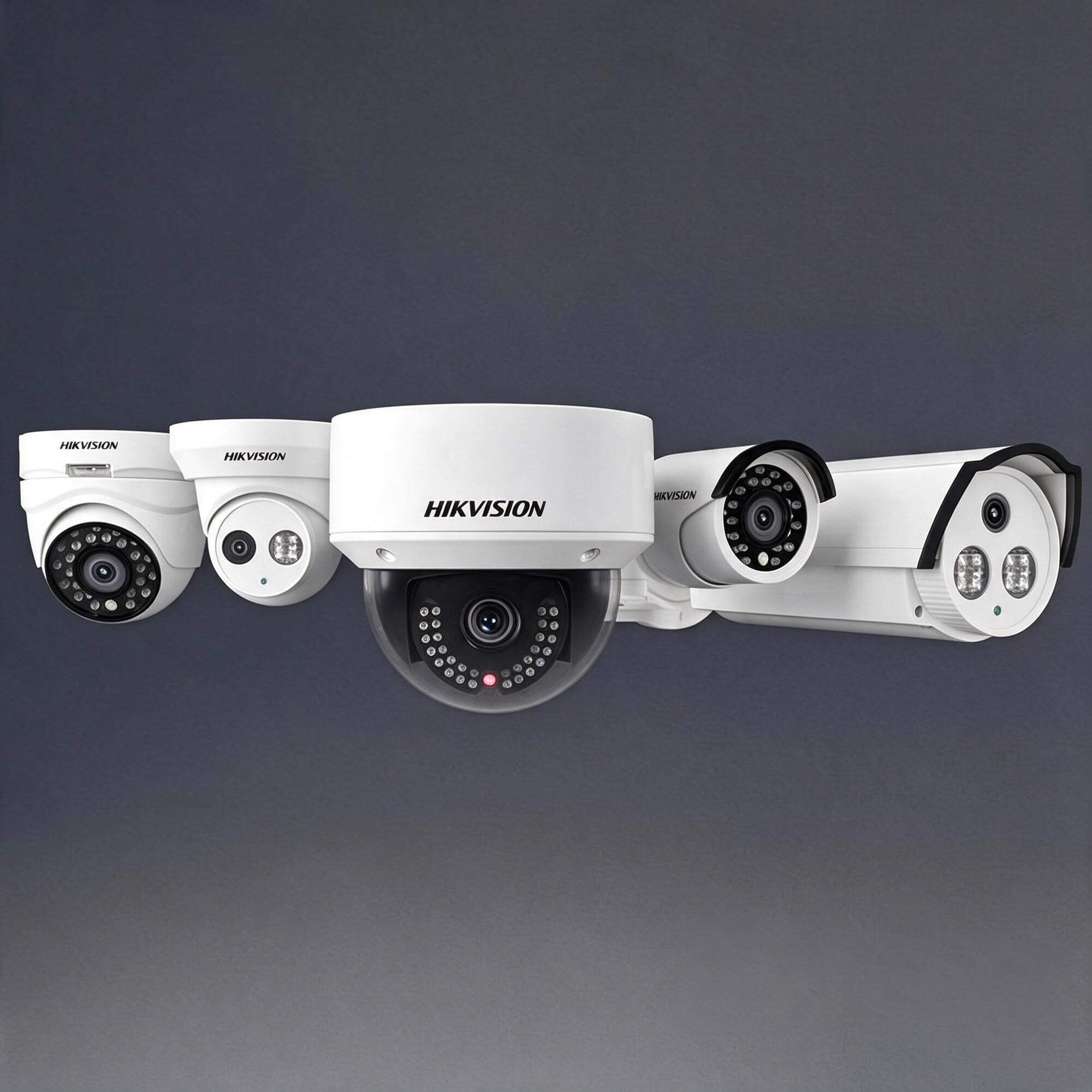 Hikvision Security Camera Set 3D Model 3D Model