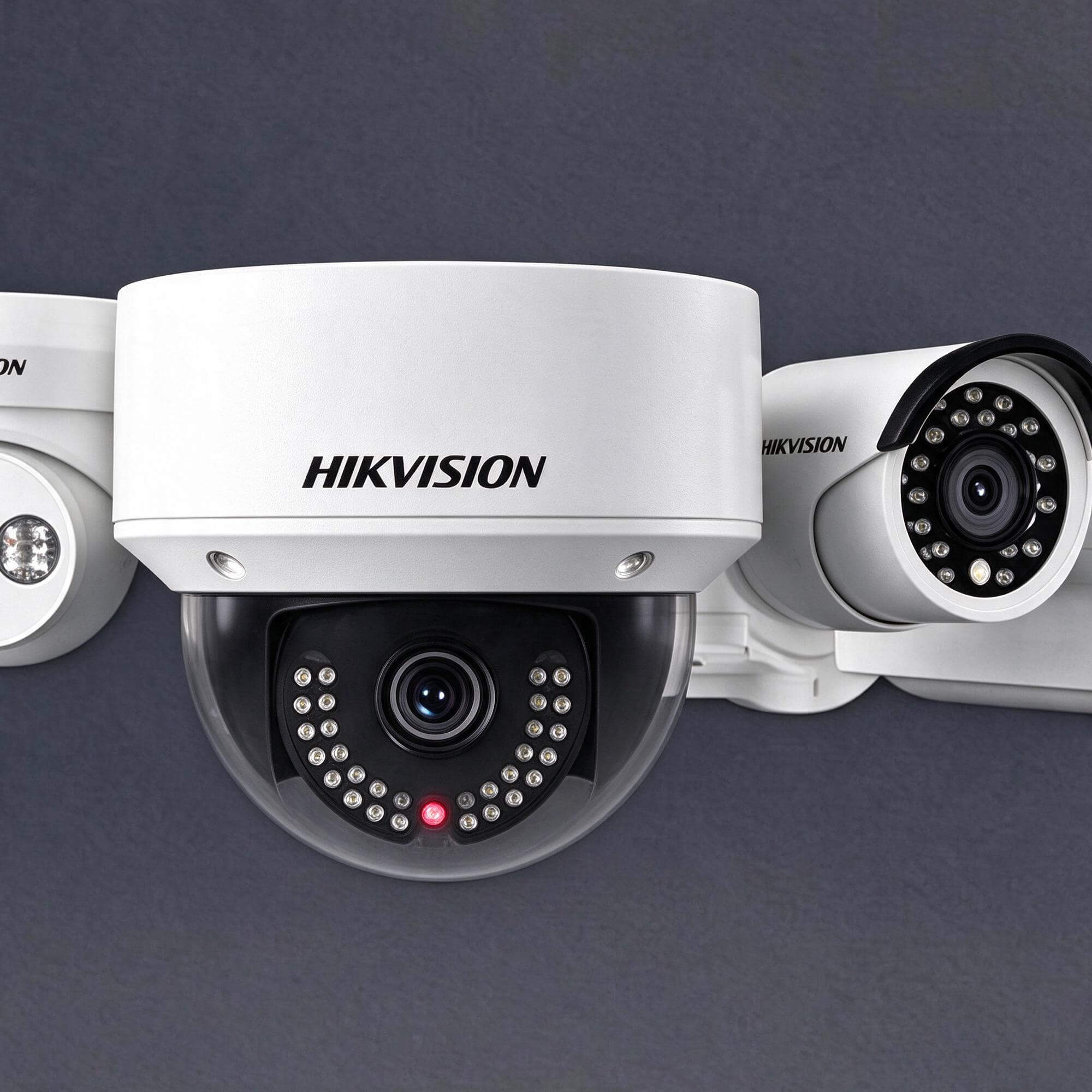 Hikvision Security Camera Set 3D Model 3D Model