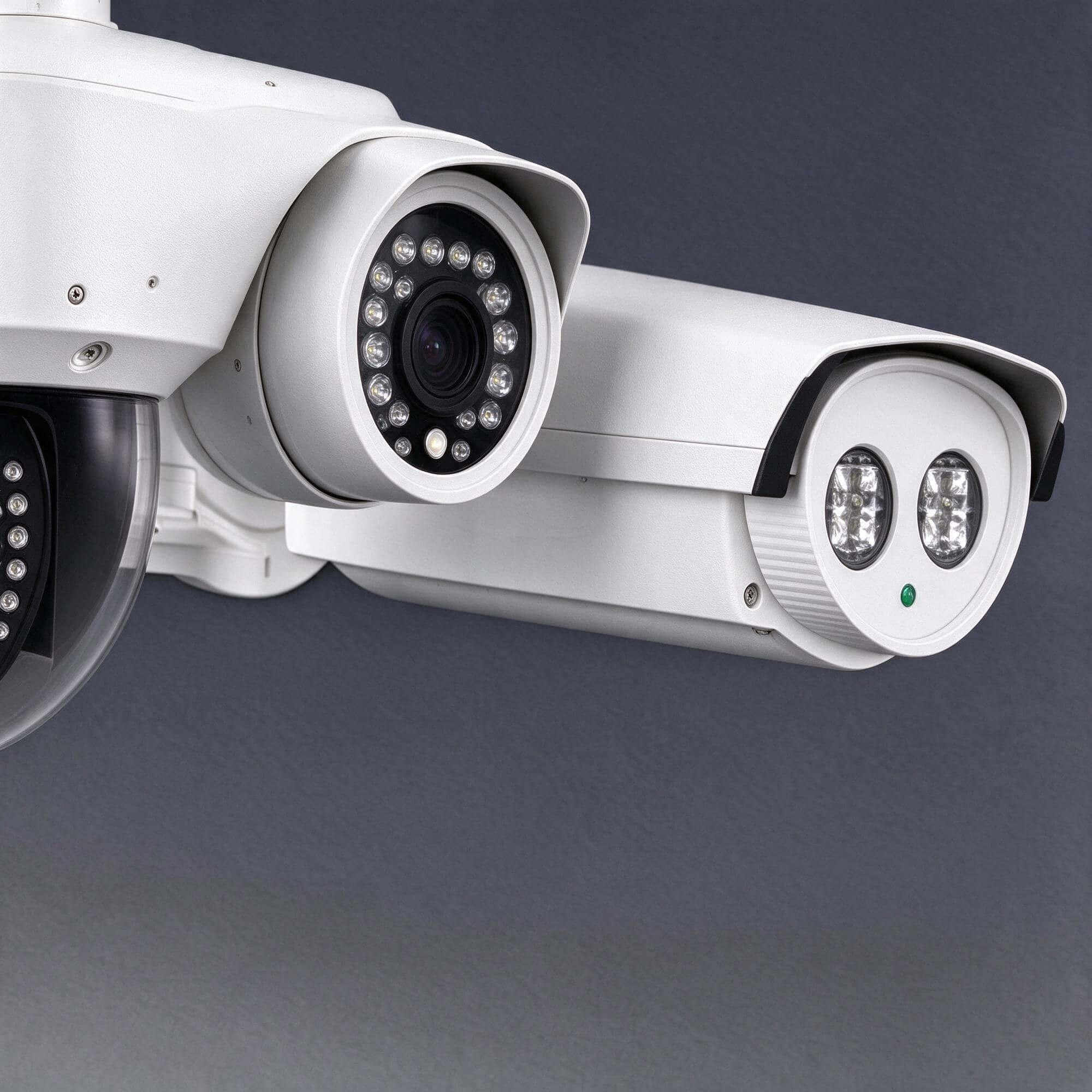 Hikvision Security Camera Set 3D Model 3D Model