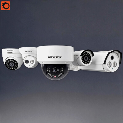 Hikvision Security Camera Set 3D Model