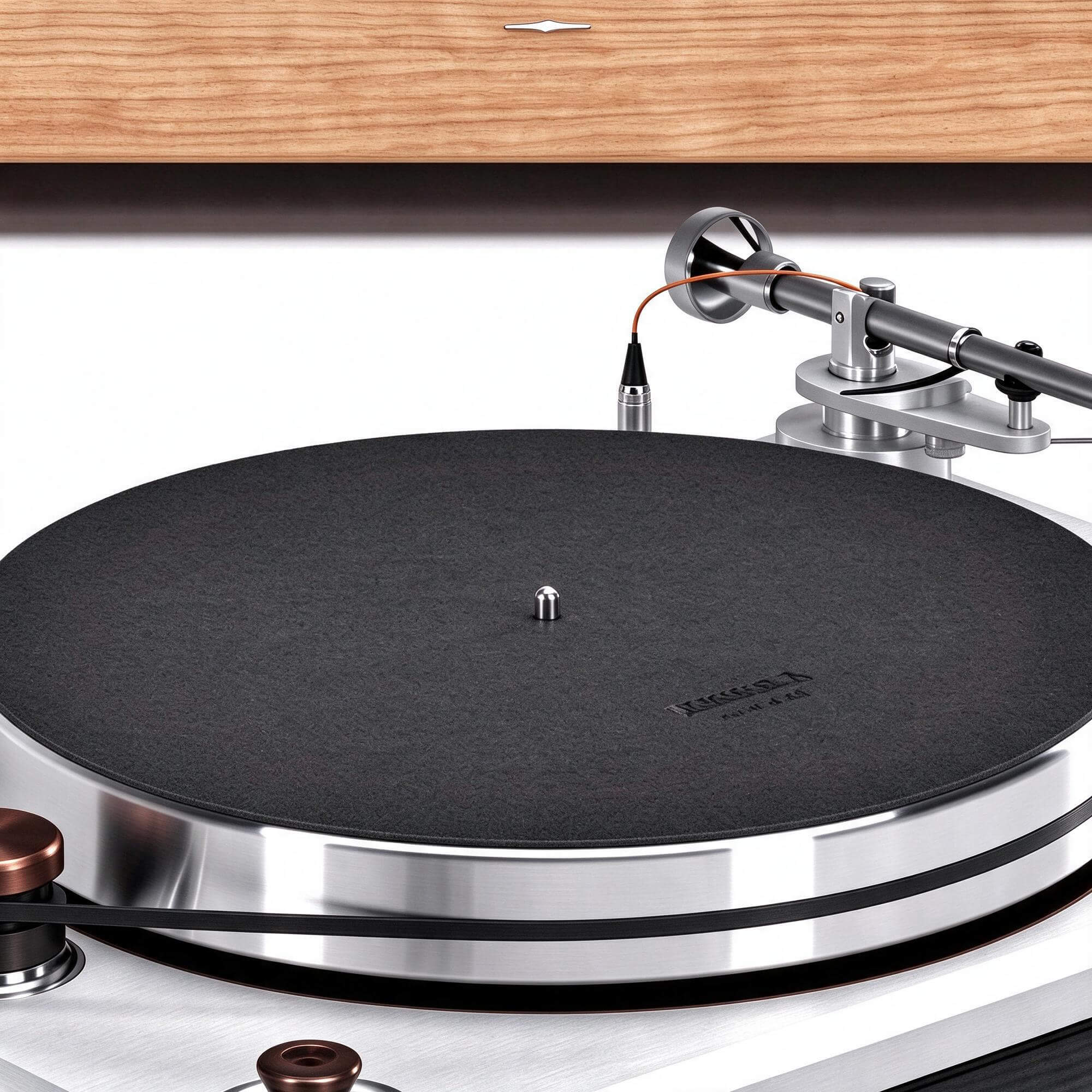 Luxury Wooden Base Vinyl Turntable Two Color 3D Model 3D Model