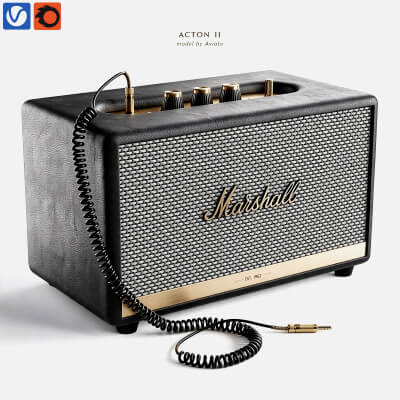 Marshall Acton II Speaker 3D Model