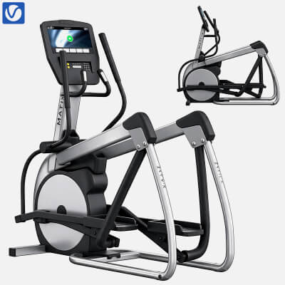 Matrix Elliptical Cross Trainer 3D Model Commercial Cardio G 3D Model