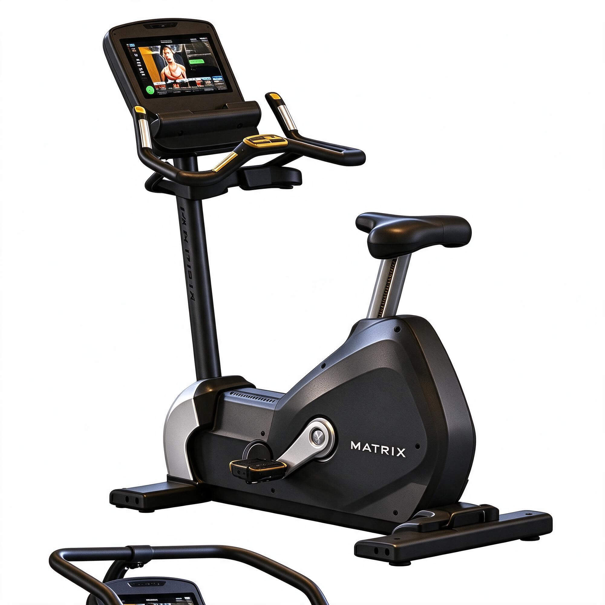 Matrix Gym Equipment Pack 3D Model Treadmill Elliptical Bike 3D Model