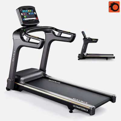 Matrix Treadmill 3D Model Commercial Running Machine Gym Fit