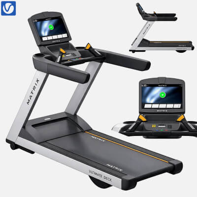 Matrix Ultimate Deck Treadmill 3D Model Commercial Running M 3D Model