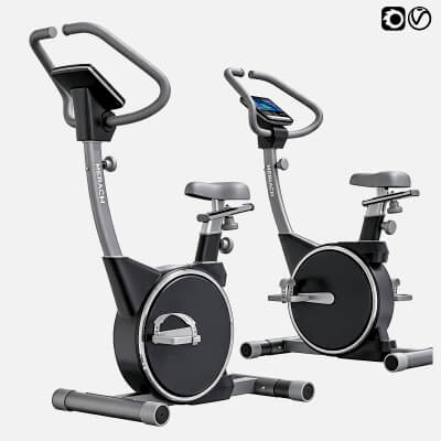 MERACH Upright Exercise Bike 3D Model Stationary Fitness Bik 3D Model