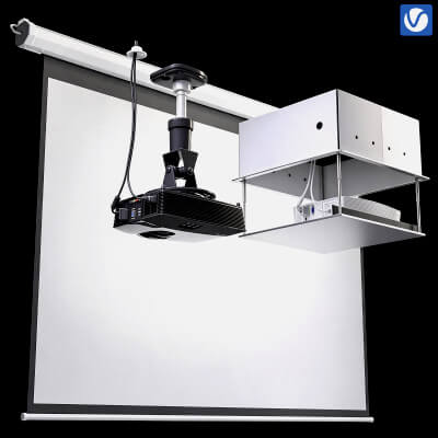 Projector Ceiling Mount Electric Projection Screen and Equip