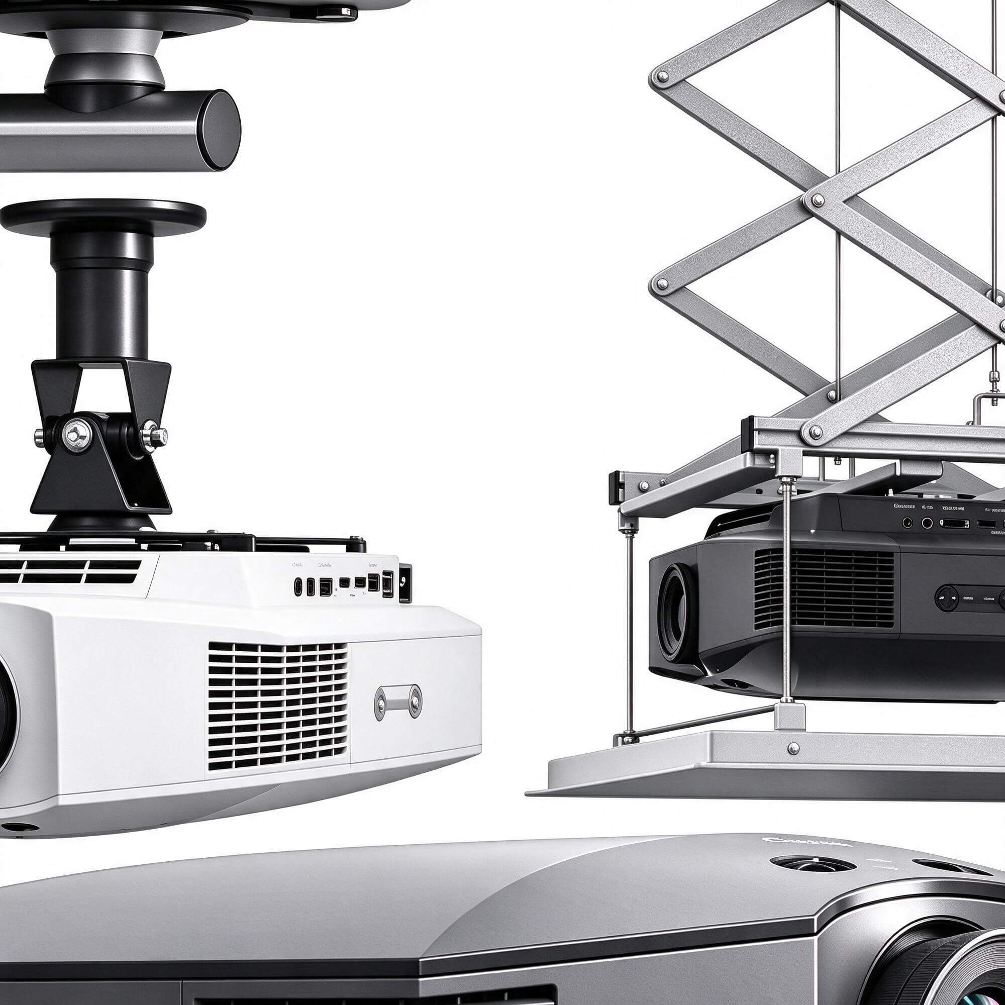 Sony Engineering Projector and Mount Set 3D Model 3D Model
