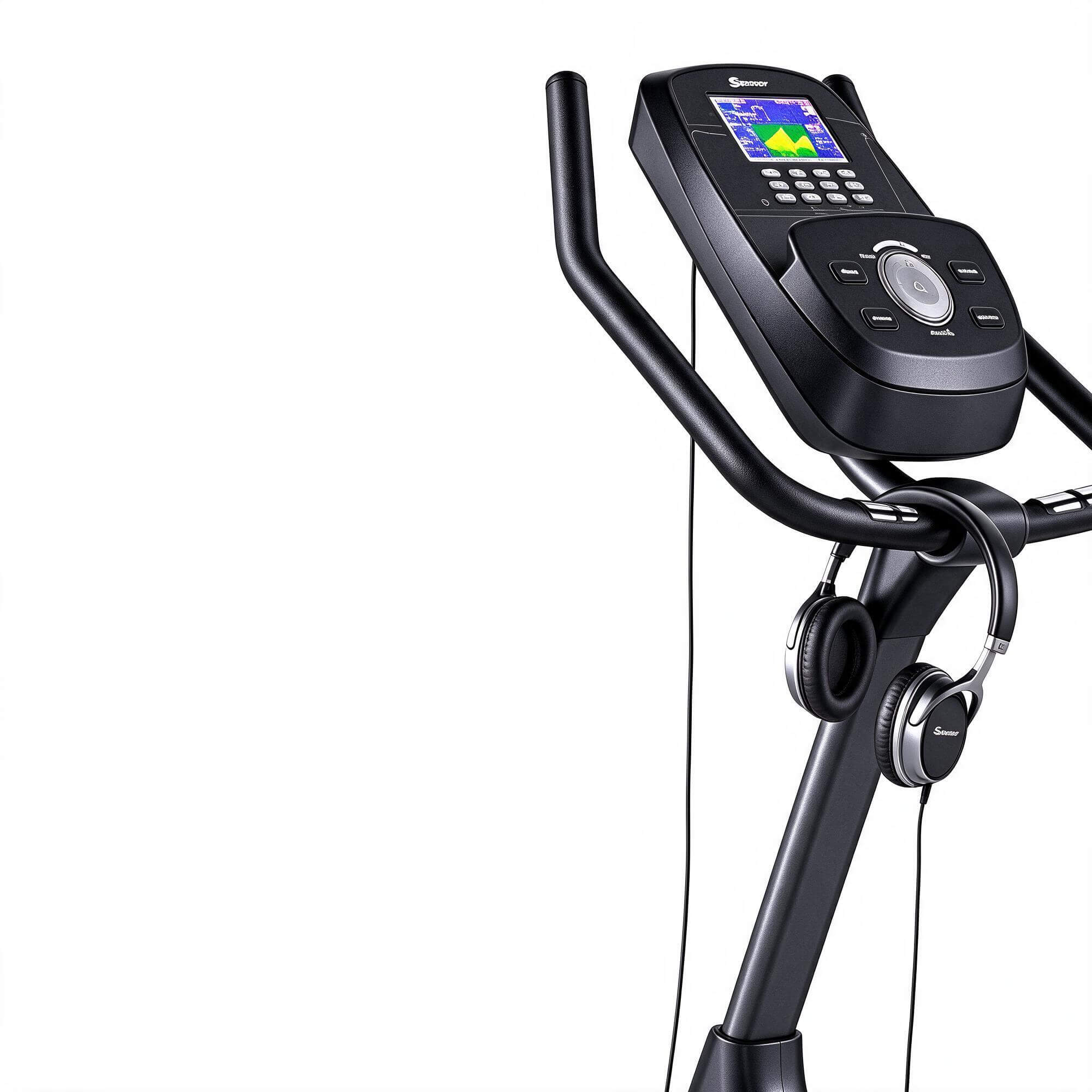 spcor upright exercise bike 3d model fitness bike with acces 3D Model
