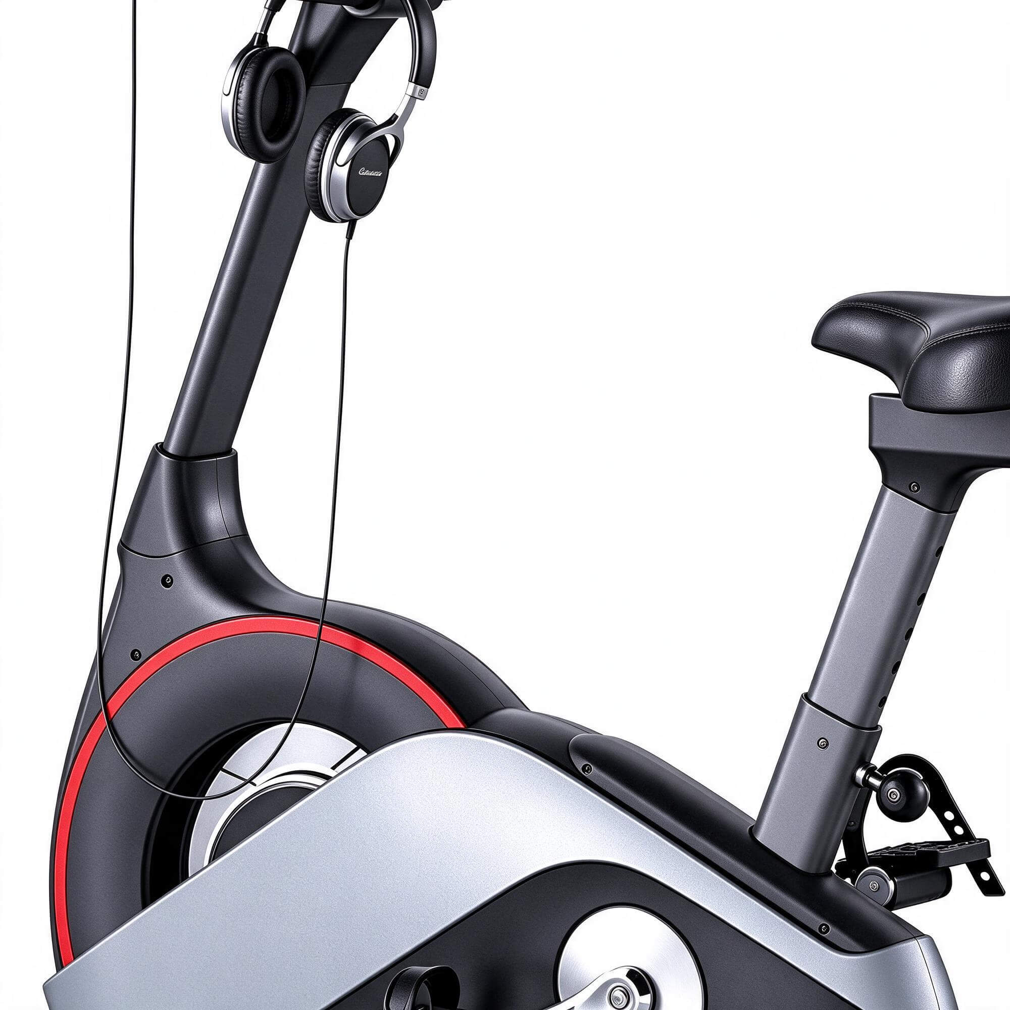 spcor upright exercise bike 3d model fitness bike with acces 3D Model