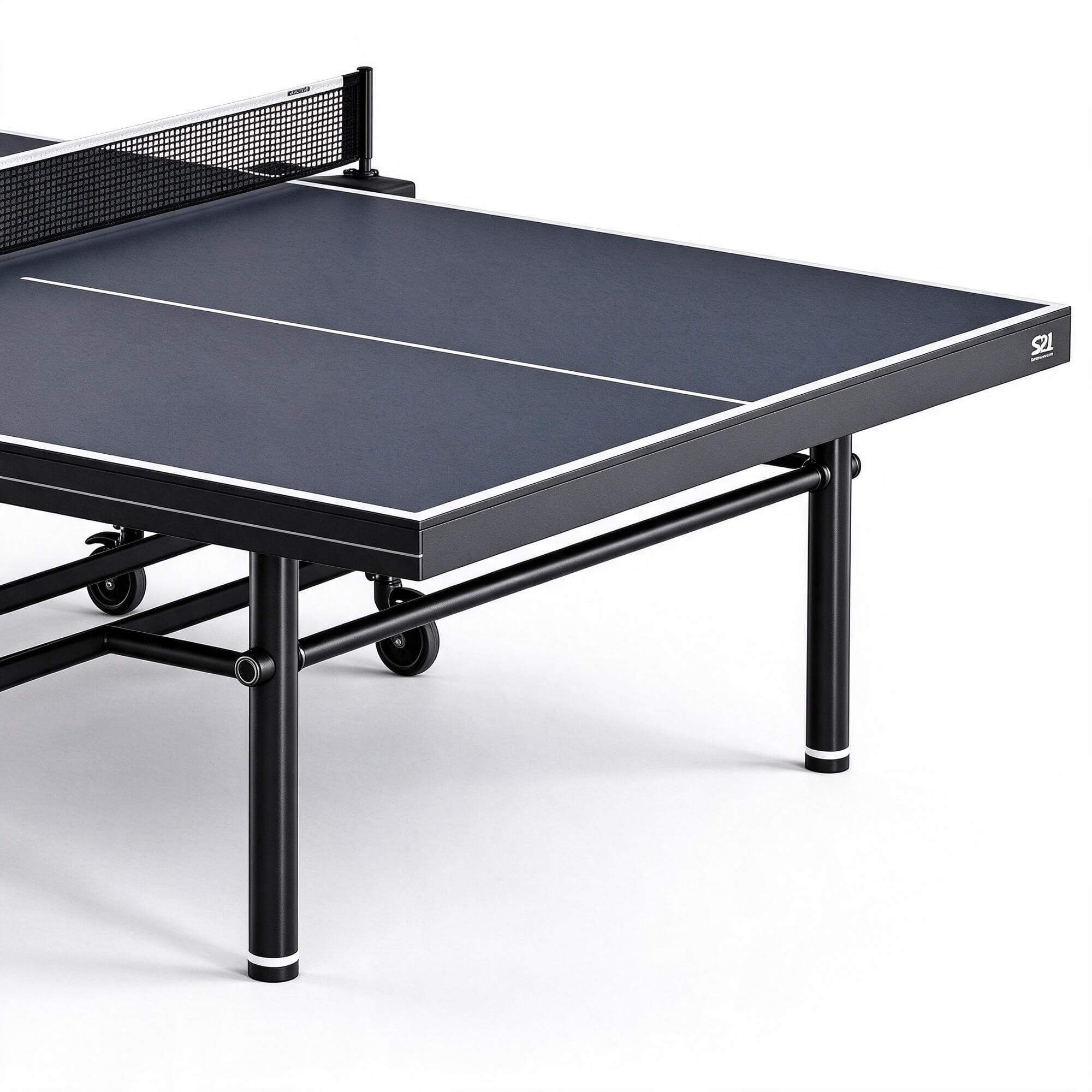 Sponeta Black Outdoor Table Tennis Table 3D Model Ping Pong 3D Model