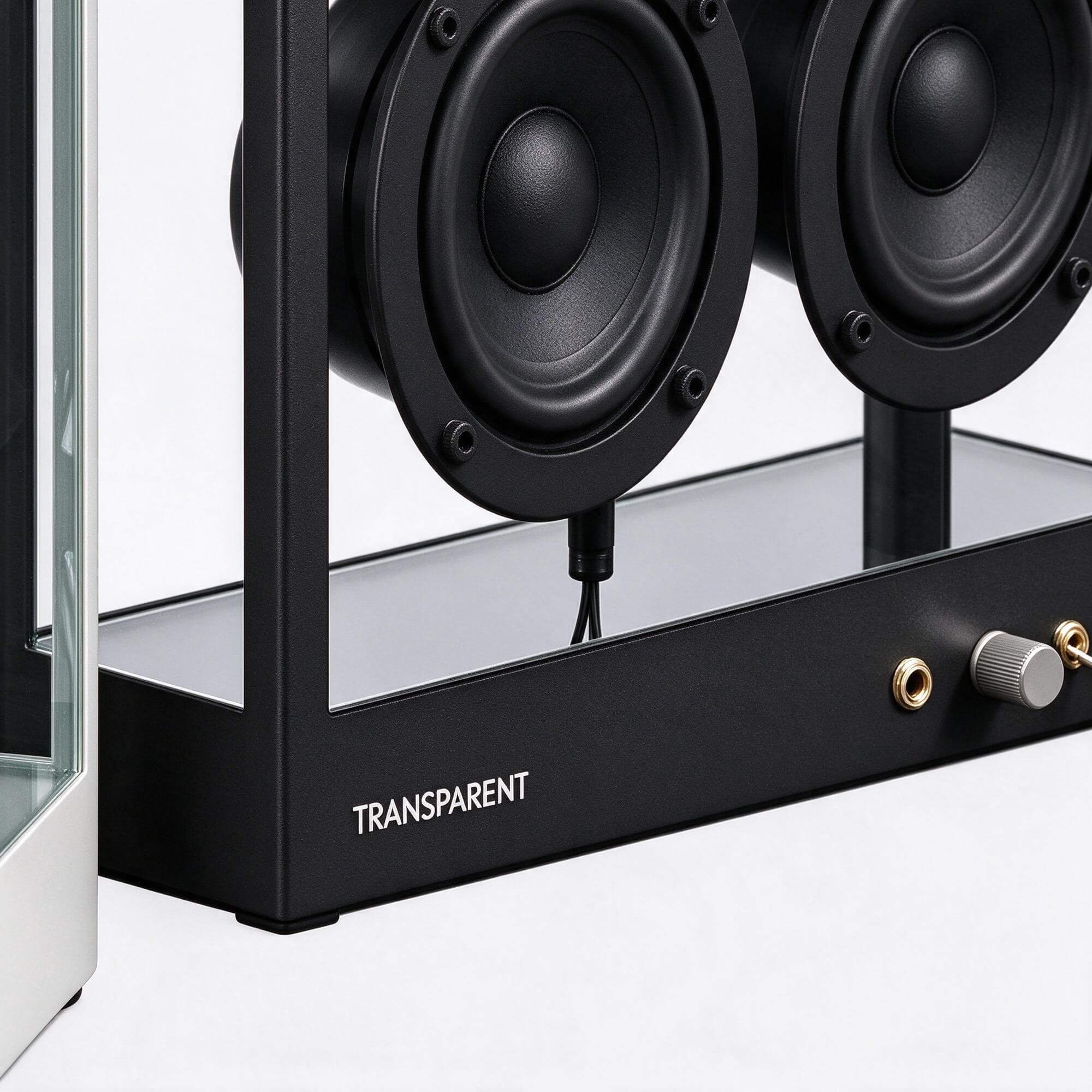 Transparent Speaker Transparent Glass Case 3D Model 3D Model