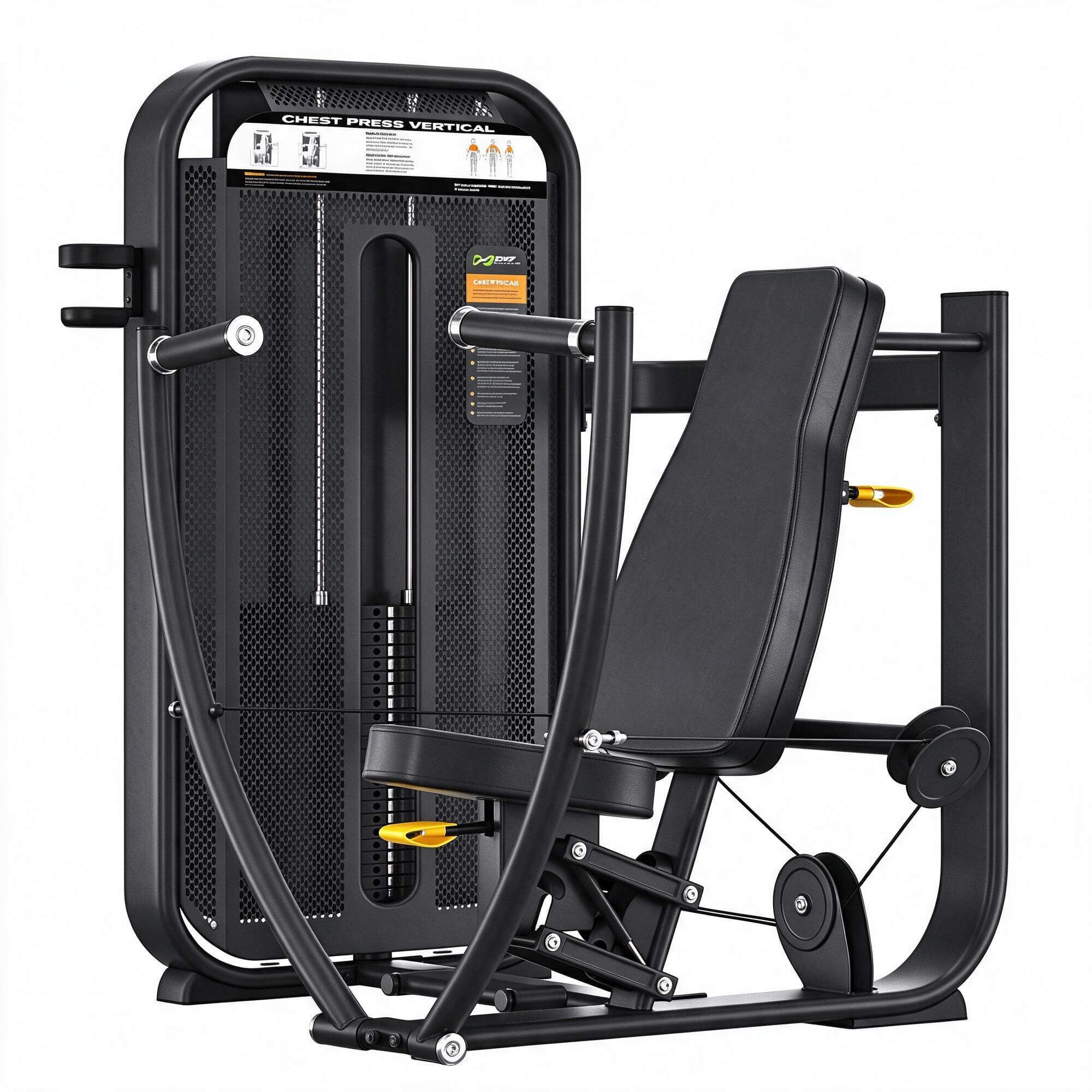 Vertical Chest Press Gym Machine 3D model 3D Model