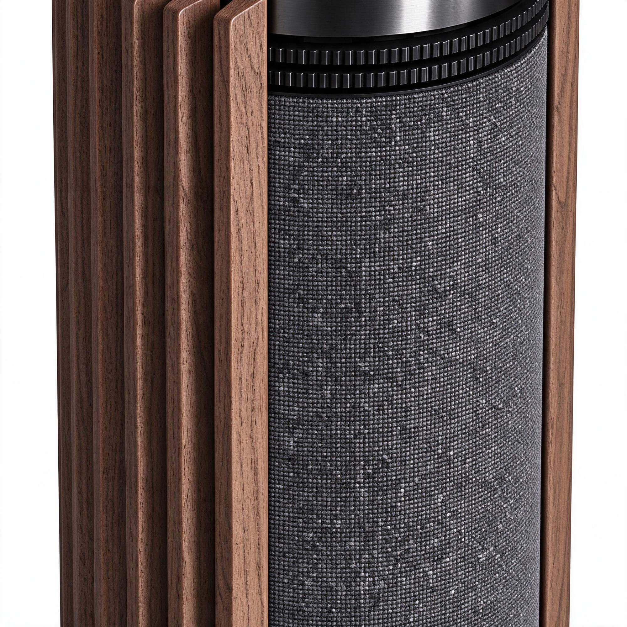 Vertical Floor Standing Speaker Wooden 3D Model 3D Model