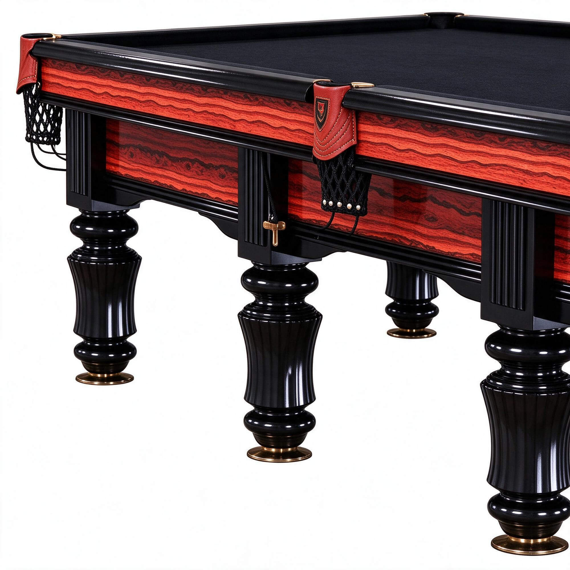 Vintage Wooden Billiard Table 3D Model Luxury Pool Table wit 3D Model