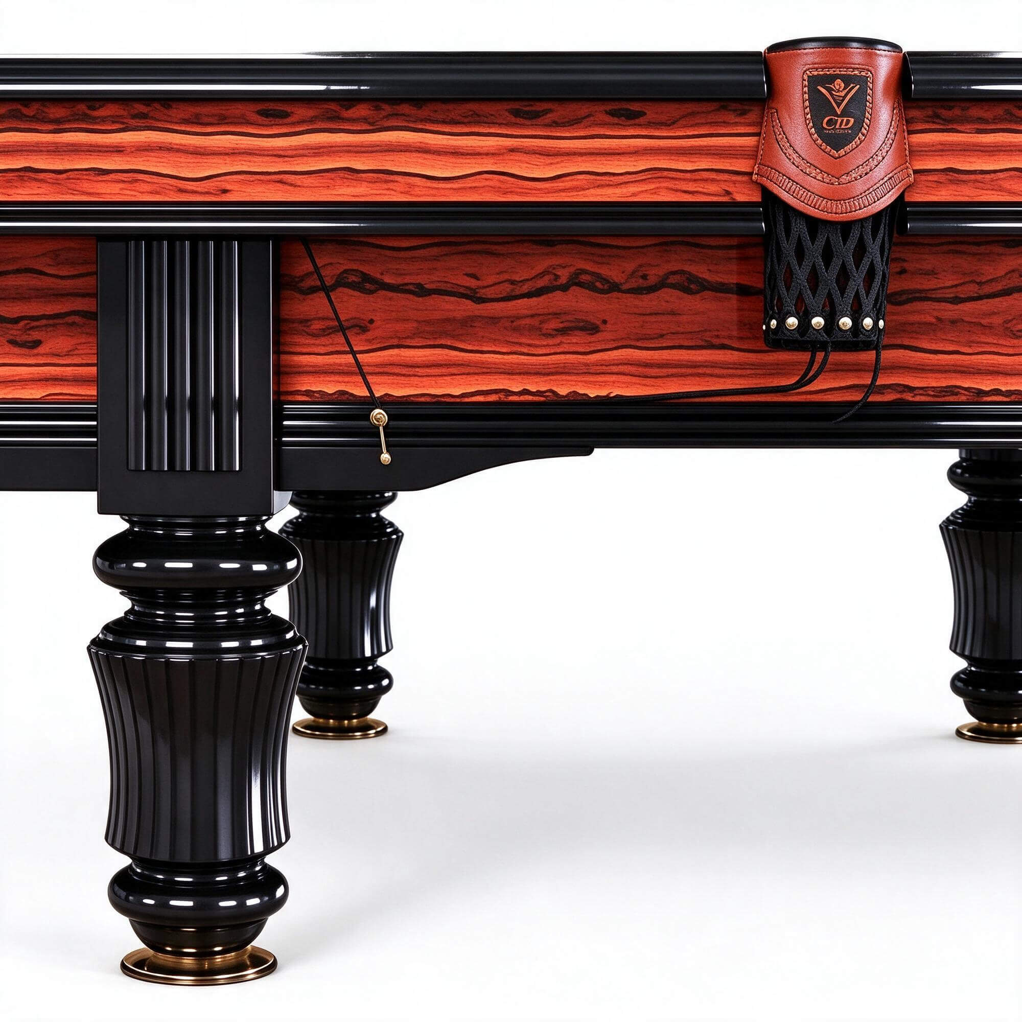 Vintage Wooden Billiard Table 3D Model Luxury Pool Table wit 3D Model