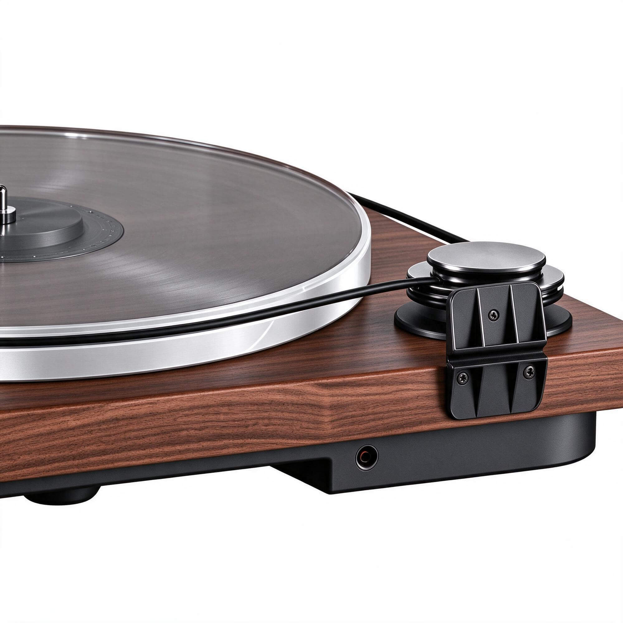 Wooden Base Vinyl Turntable 3D Model 3D Model