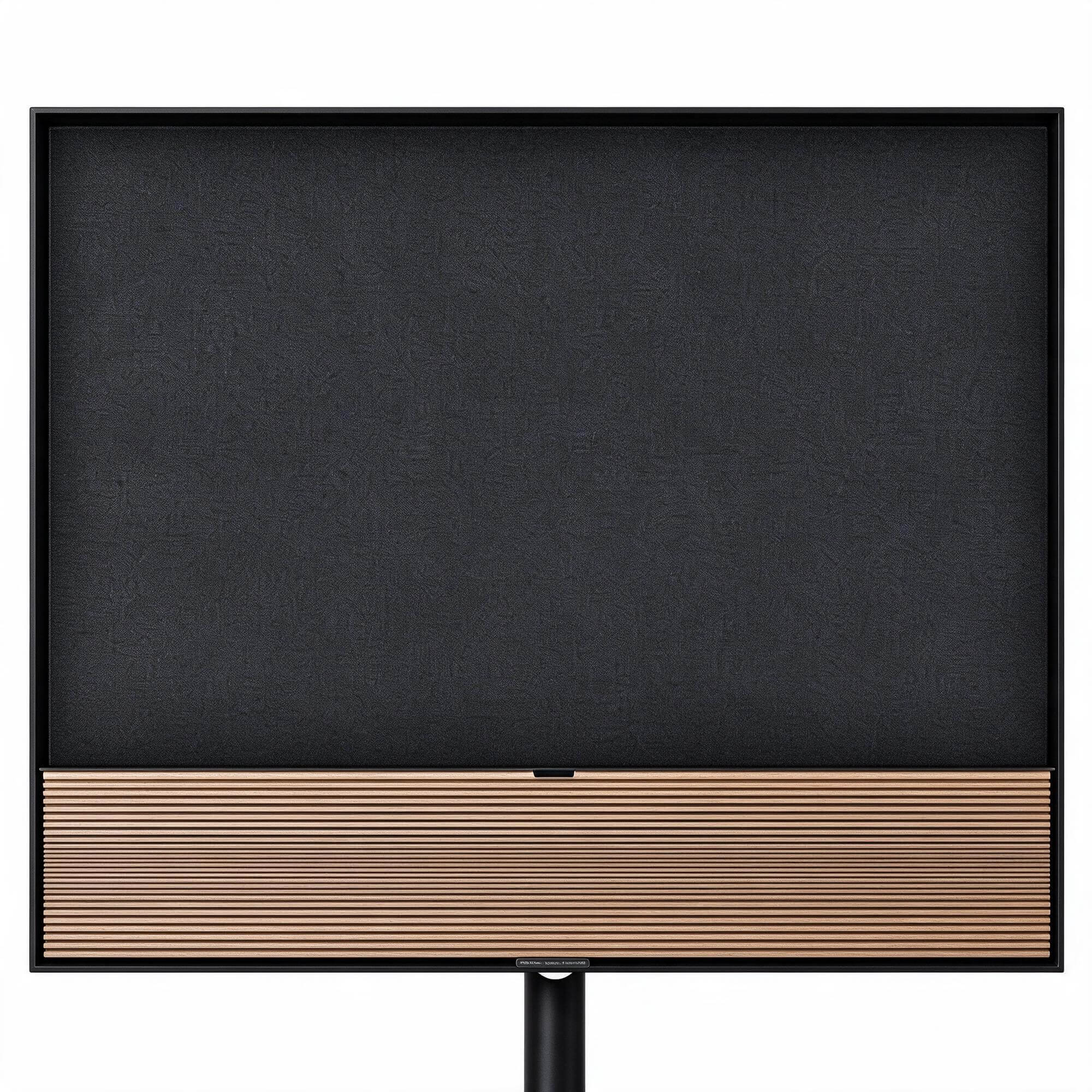 Wooden Strip Fabric TV with Multiple Color Variants 3D Model 3D Model
