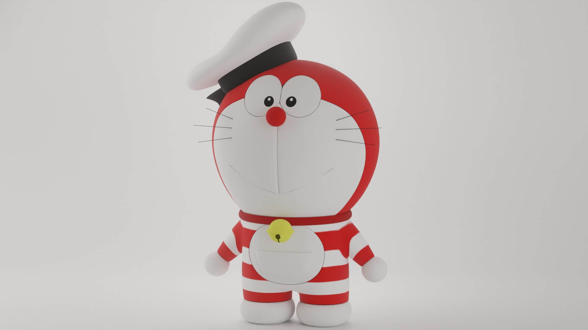 Mini Doraemon 3D Model