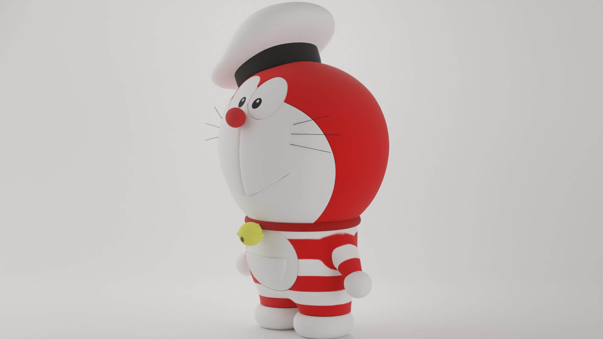 Mini Doraemon 3D Model