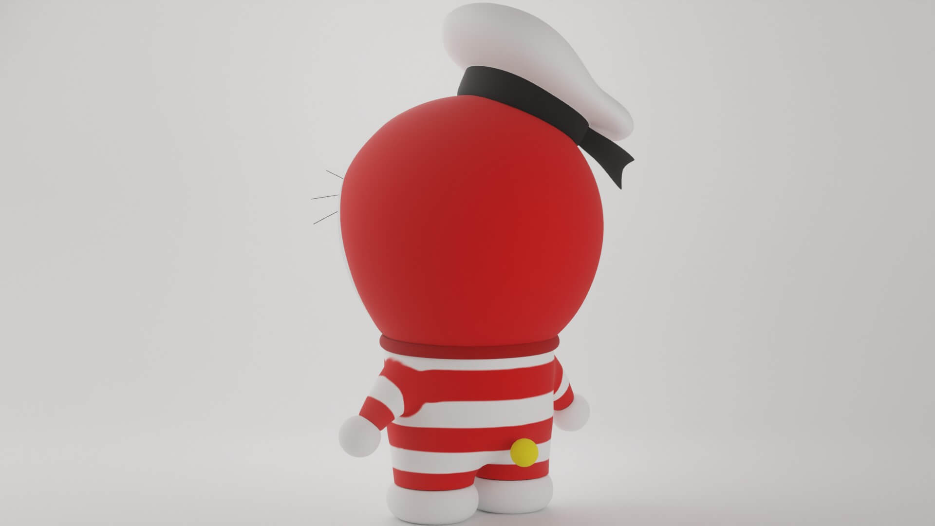 Mini Doraemon 3D Model