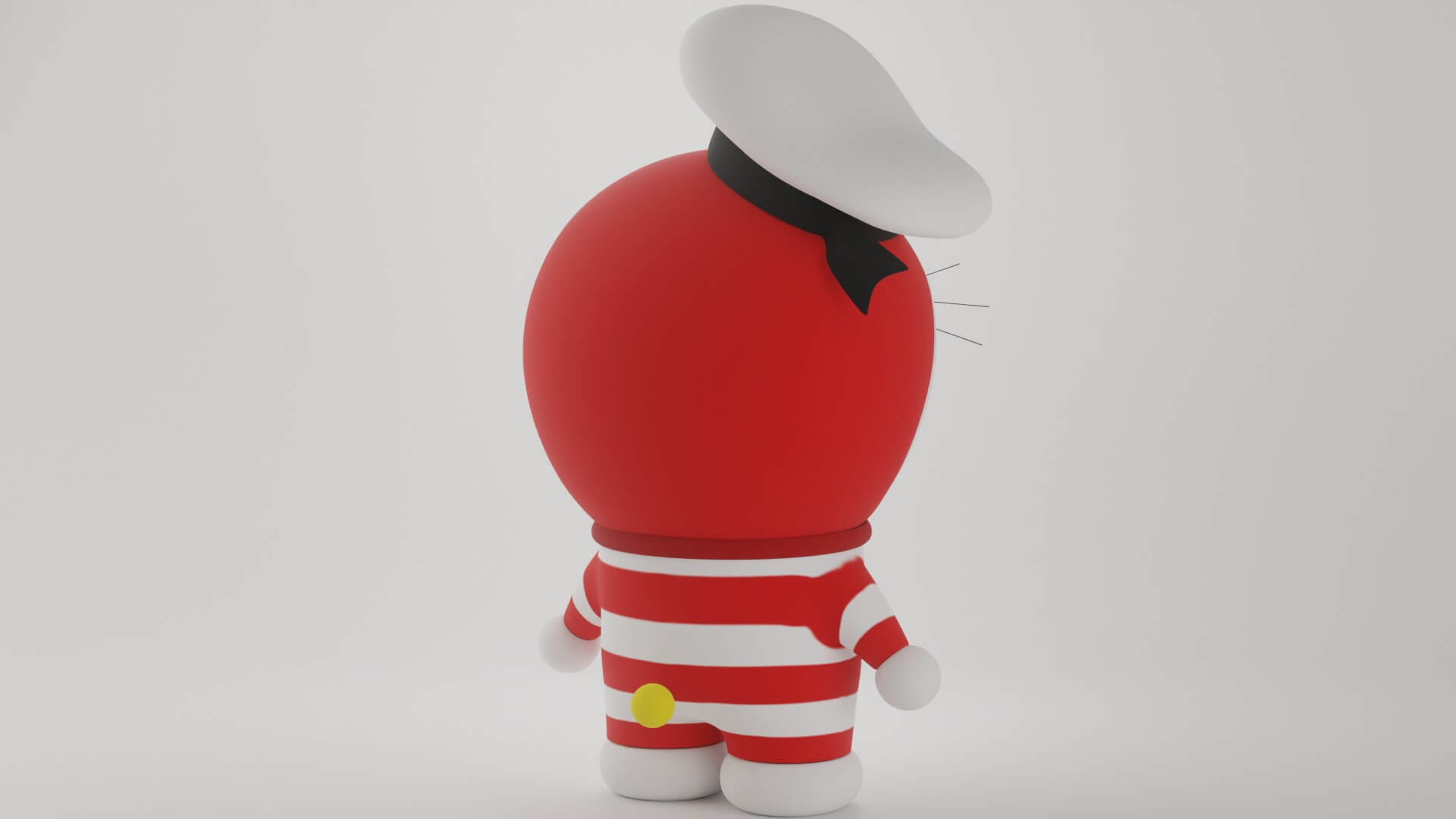 Mini Doraemon 3D Model